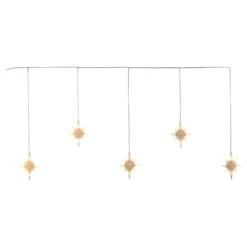 Electric North Star LED Curtain String Lights With Soft White Lights -Northlight Shop lumabase christmas string lights 42201 4f 1000