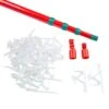 Northlight Set Of 25 Ladderless Red And Green Light Hanging Kit 11 Ft.
