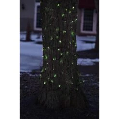 Northlight 2 Ft. X 8 Ft. Green LED Net Style Tree Trunk Wrap Christmas Lights With Brown Wire 7 Northlight 2 Ft. X 8 Ft. Green LED Net Style Tree Trunk Wrap Christmas Lights With Brown Wire -Northlight Shop northlight christmas net lights 32604844 31 1000