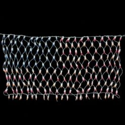 Northlight 24 In. X 33 In. 200-Light Count Red, White And Blue American Flag Mini Net Lights With White Wire