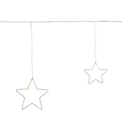 Northlight LED Lighted Stars Christmas Garland 4 Ft. Warm White Lights -Northlight Shop northlight christmas novelty lights 35267982 4f 1000