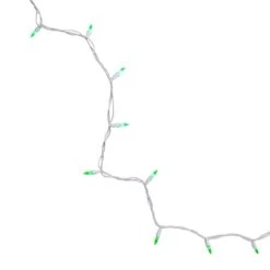 Northlight Set Of 50 Green LED Mini Christmas Lights With White Wire -Northlight Shop northlight christmas string lights 32605414 fa 1000