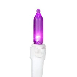 Northlight Set Of 50 Purple LED Mini Christmas Lights With White Wire -Northlight Shop northlight christmas string lights 32605427 4f 1000