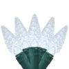 Northlight Set Of 70 Pure White LED C6 Christmas Lights With Green Wire