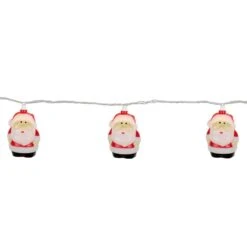 Northlight 10-Count Santa Claus Christmas Light Set 6 Ft. Green Wire -Northlight Shop northlight christmas string lights 35167261 fa 1000