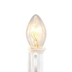 Northlight 25 Count Clear C7 Christmas Lights 24 Ft. White Wire -Northlight Shop northlight christmas string lights 35167275 4f 1000