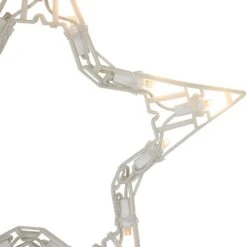 Northlight 10-Count LED Lighted Twinkle Star Icicle Christmas Lights - 9.25 Ft. White Wire -Northlight Shop northlight christmas string lights 35256321 4f 1000