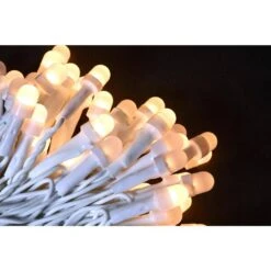 200 Light 8 Mm Mini Globe Warm White LED Icicle String Lights With Wireless Smart Control 13 200 Light 8 Mm Mini Globe Warm White LED Icicle String Lights With Wireless Smart Control -Northlight Shop novolink christmas string lights ics 200 8 ble w 1d 1000