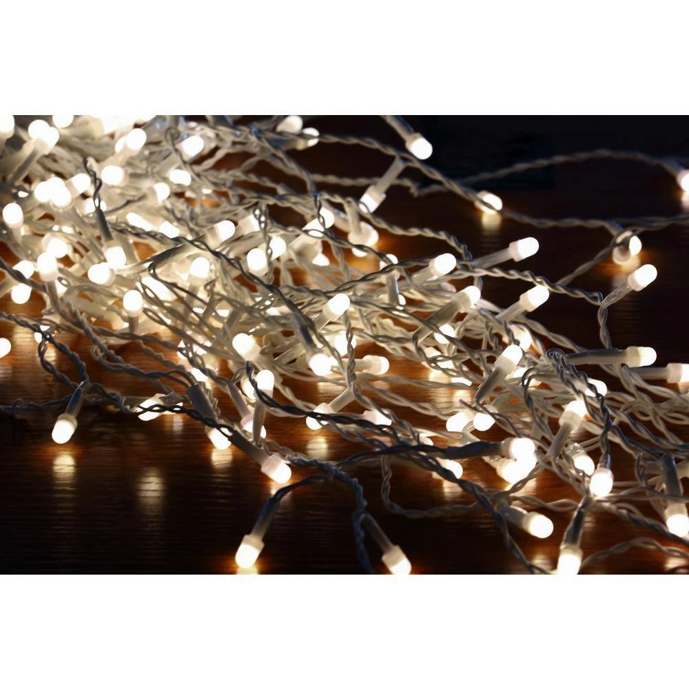 200 Light 8 Mm Mini Globe Warm White LED Icicle String Lights With Wireless Smart Control 4 200 Light 8 Mm Mini Globe Warm White LED Icicle String Lights With Wireless Smart Control - Image 4