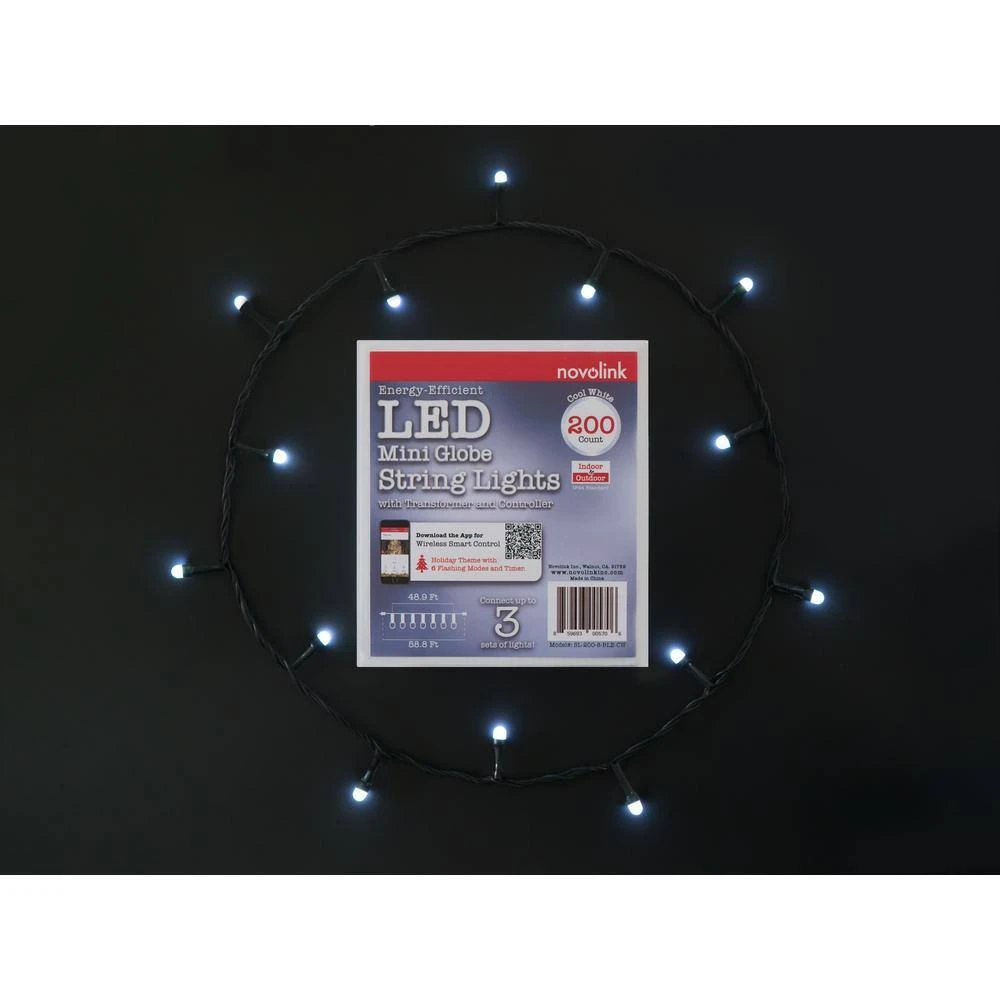 200 Light 8 Mm Mini Globe Cool White LED Lights With Wireless Smart Control 5 200 Light 8 Mm Mini Globe Cool White LED Lights With Wireless Smart Control - Image 5