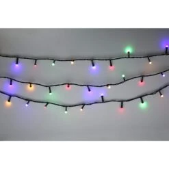 200 Light 8 Mm Mini Globe Multi Color LED Lights With Wireless Smart Control -Northlight Shop novolink christmas string lights sl 200 8 ble mc 1f 1000