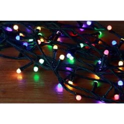 200 Light 8 Mm Mini Globe Multi Color LED Lights With Wireless Smart Control -Northlight Shop novolink christmas string lights sl 200 8 ble mc c3 1000