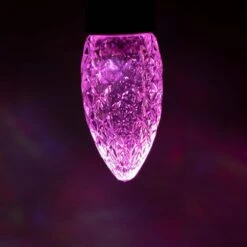 11 Ft. 12-Count Facetted LED Large C9 Bulb RGBw Color-Changing Christmas String Light 22 11 Ft. 12-Count Facetted LED Large C9 Bulb RGBw Color-Changing Christmas String Light -Northlight Shop novolink christmas string lights slwa21 c9 12 76 1000