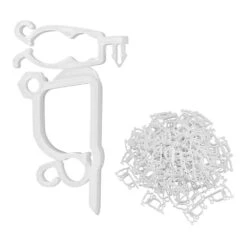 Christmas Light Clips 200 Pack Weatherproof Holiday Outdoor Lighting Hanging Hooks Mount To Shingles And Gutters