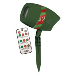 8 In. 9-Pattern Christmas Projector Light With Remote