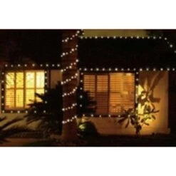 60-Light LED Warm White Dome Light Set -Northlight Shop starlite creations christmas string lights sl001 w060 a 31 1000