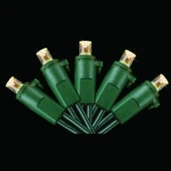 60-Light LED Warm White Dome Light Set