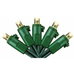 60-Light LED Warm White Dome Light Set -Northlight Shop starlite creations christmas string lights sl001 w060 a d4 1000