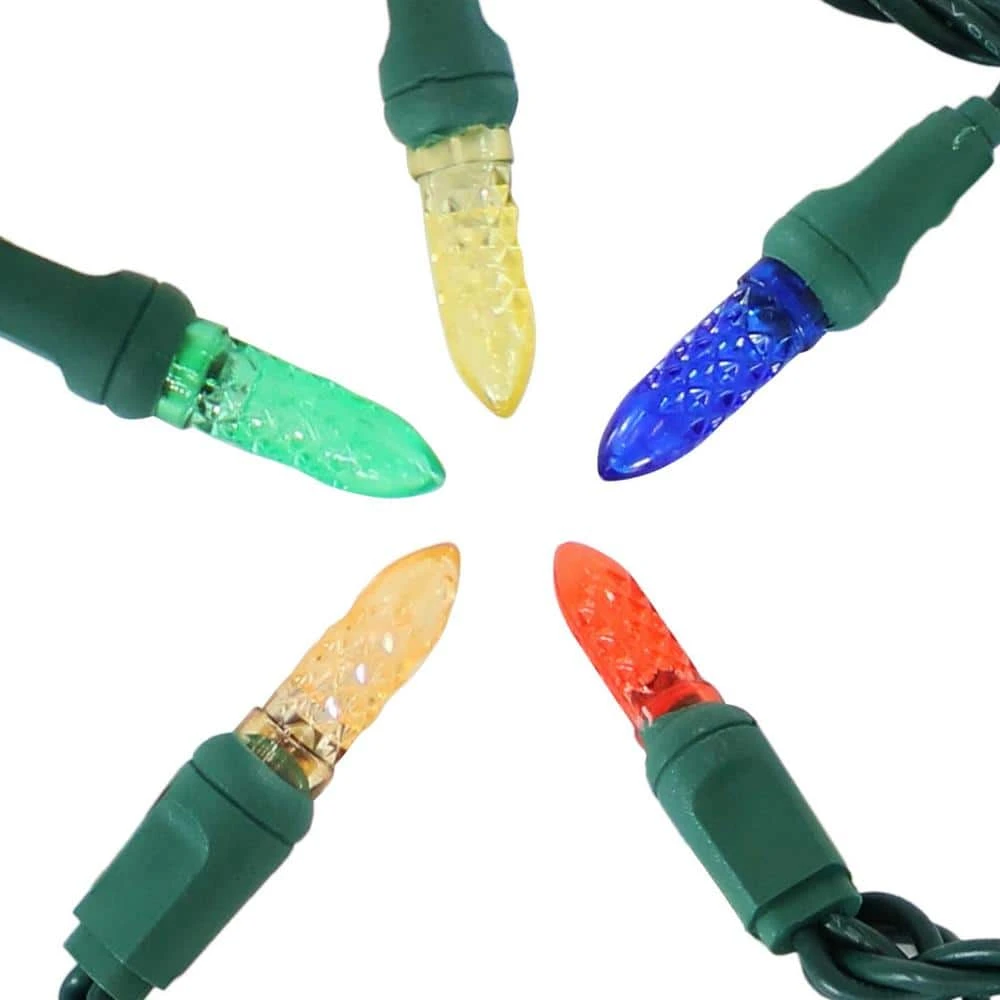 21 Ft. 70-Count Holiday Decor Multi M6 Faceted LED String Lights 2 21 Ft. 70-Count Holiday Decor Multi M6 Faceted LED String Lights - Image 2