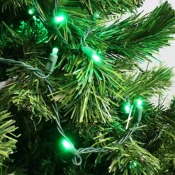 22 Ft. 5 Mm W Angle 70-Count Multi-Seasonal Decor LED String Lights - Green -Northlight Shop sunnydaze christmas string lights kwr 763 4f 1000