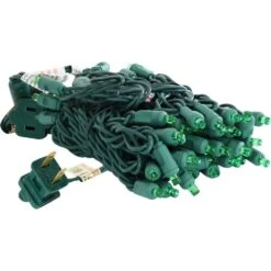 22 Ft. 5 Mm W Angle 70-Count Multi-Seasonal Decor LED String Lights - Green -Northlight Shop sunnydaze christmas string lights kwr 763 76 1000