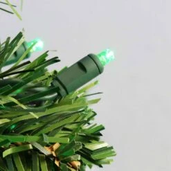 22 Ft. 5 Mm W Angle 70-Count Multi-Seasonal Decor LED String Lights - Green -Northlight Shop sunnydaze christmas string lights kwr 763 c3 1000
