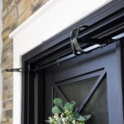 Garland Hanger - Double Door (52-82 In. Doors) (Black) -Northlight Shop village lighting company christmas light accessories v 20912 blk 44 1000