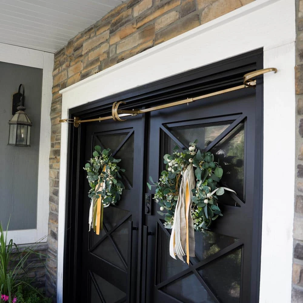 Garland Hanger - Double Door (52-82 In. Doors) (Gold) 7 Garland Hanger - Double Door (52-82 In. Doors) (Gold) - Image 7