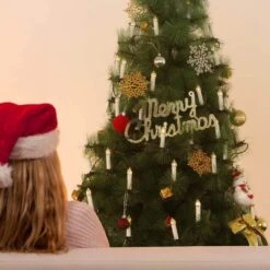 50-Count Flameless LED Candle Clip-On White Lights Christmas String Lights -Northlight Shop vivohome christmas string lights x001ugm1hj 1f 1000