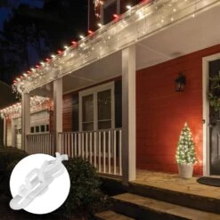 All-in-One Plus Christmas Light Clip (100-Pack) -Northlight Shop wintergreen lighting christmas light accessories 83590 4f 1000