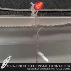 All-in-One Plus Christmas Light Clip (100-Pack) -Northlight Shop wintergreen lighting christmas light accessories 83590 fa 1000