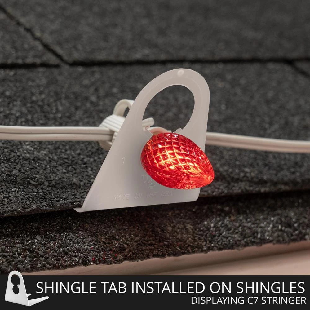 Christmas Light Shingle Tab (100-Pack) 4 Christmas Light Shingle Tab (100-Pack) - Image 4