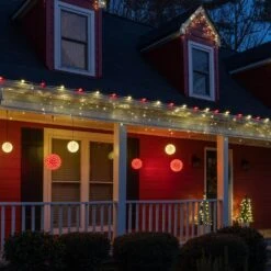 7.5 In. 120-Light LED Warm White Decorative Starlight Sphere -Northlight Shop wintergreen lighting christmas novelty lights 76470 44 1000