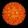 7.5 In. 120-Light LED Orange Decorative Starlight Sphere