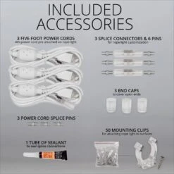 150 Ft. 1800-Light LED Blue Rope Light Kit -Northlight Shop wintergreen lighting christmas rope lights 73664 44 1000