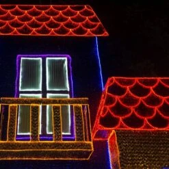 150 Ft. LED Red Rope Light Kit 13 150 Ft. LED Red Rope Light Kit -Northlight Shop wintergreen lighting christmas rope lights 73669 31 1000