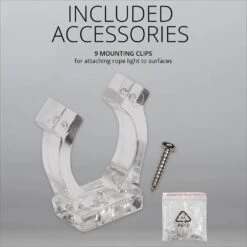 18 Ft. 216-Light LED Red And Green Christmas Rope Light -Northlight Shop wintergreen lighting christmas rope lights 83245 44 1000