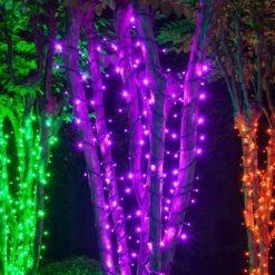 24 Ft. 70-Light Purple 5 Mm LED Mini Light Set -Northlight Shop wintergreen lighting christmas string lights 21037 44 1000