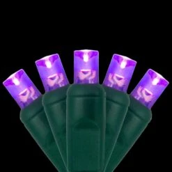 24 Ft. 70-Light Purple 5 Mm LED Mini Light Set