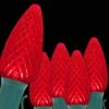 OptiCore 24 Ft. 25-Light Red LED Faceted C9 String Light Set