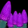 OptiCore 24 Ft. 25-Light Purple LED Faceted C9 String Light Set