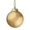 5 In. Gold LED Outdoor Hanging Globe Ornament