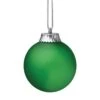 5 In. Green Single LED Outdoor Hanging Globe Ornament